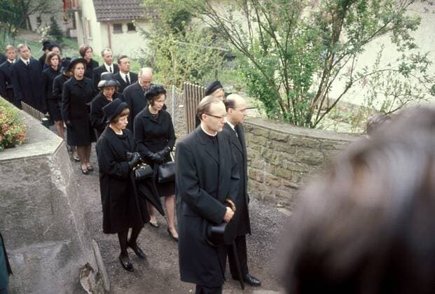 Beerdigung von Konrad Adenauer (GER CDU Bundeskanzler 1949-1963)