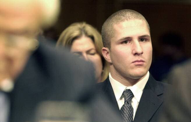 Shawn Fanning (USA Gründer Napster) am Rande einer Anhörung vor dem Senate Judiciary Committee in Washington D.C.  WAP2001040325