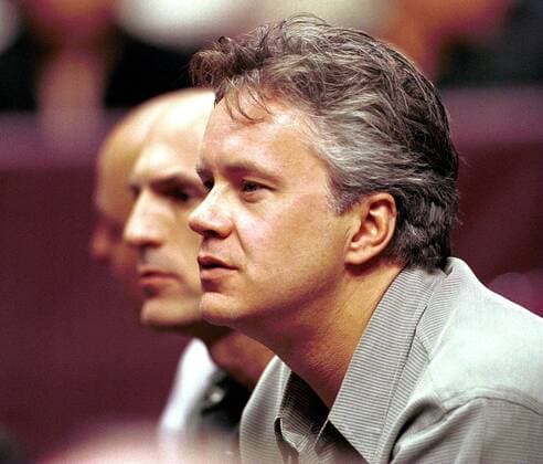 Schauspieler Tim Robbins (USA) anlässlich eines Basketballspiels in Vancouver -  VAN2000033109