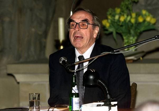 Theologe Prof. Dr. Jürgen Moltmann (GER) anlässlich eines Pressetermins in Tübingen