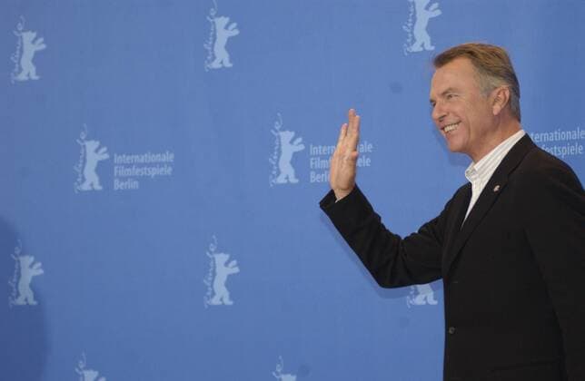 Schauspieler Sam Neill (GBR) anlässlich eines Pressetermins zum Film - Angel - auf den 57. Internationalen Filmfestspielen in Berlin