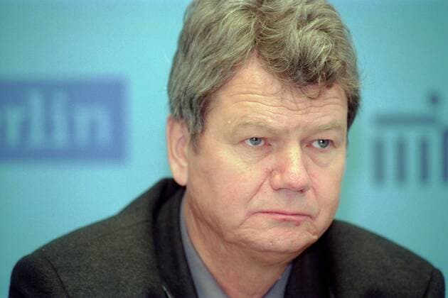 Wolfgang Wieland (GER Bündnis 90 Die Grünen Bürgermeister und Justizsenator Berlin)