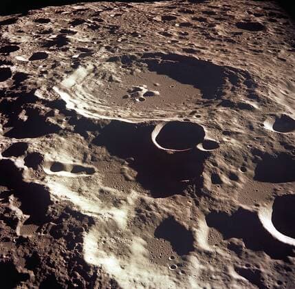 IMAGO History, Mondlandung der Apollo 11 am 20.07.1969 Krater Daedalus - Mond während der Mission Apollo 11 -  - KSC99071516