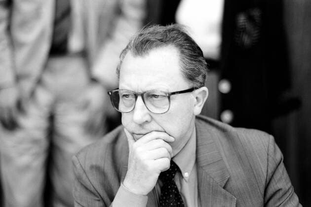 Jacques Delors (FRA Präsident EG Kommission) in Bonn