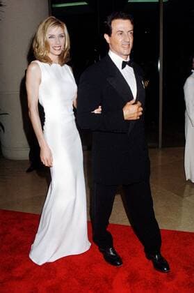 Schauspieler Sylvester Stallone (USA) und Ehefrau Jennifer Flavin anlässlich der - Carousel of Hope - Gala in Los Angeles  (lap98102404)