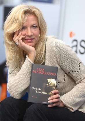 Liza Marklund (SWE) präsentiert ihren Roman - Nobels Testament - anlässlich der Leipziger Buchmesse