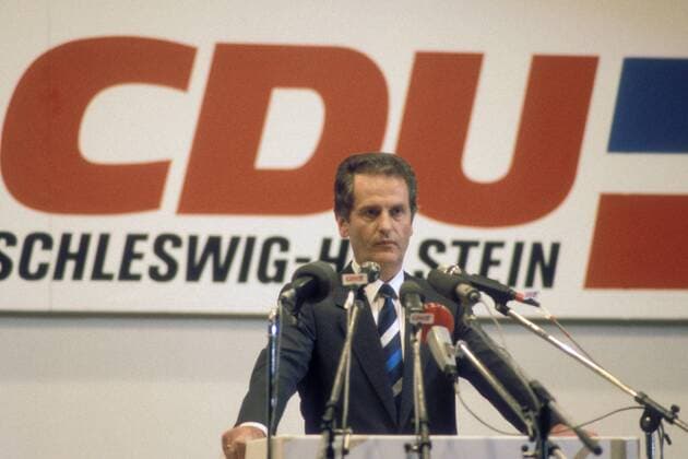 Uwe Barschel (GER CDU Ministerpräsident Schleswig-Holstein)