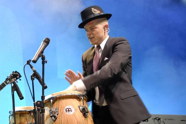 Rapper Jan Delay (GER) anlässlich des Sonnenrot-Festivals in Geretsried
