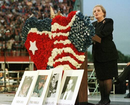 Madeleine Albright (USA) in Miami -  (MIA96022406)