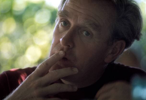 Schriftsteller John Le Carre (GBR) in Italien
