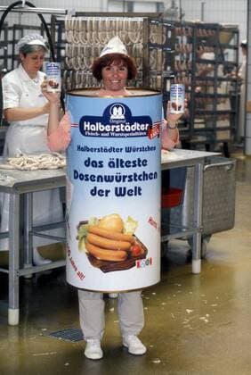 Das älteste Dosenwüstchen der Welt - 100 Jahre Halberstädter Würstchen