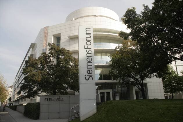 Architektur von Richard Meier Siemensforum in München