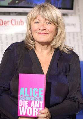 Autorin Alice Schwarzer (GER) während der Präsentation ihres Buches - Die Antwort - anlässlich der Frankfurter Buchmesse 2007