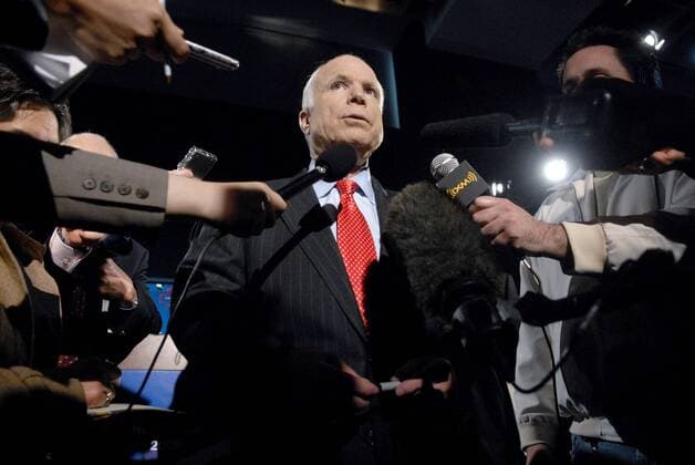 Präsidentschaftskandidat John McCain (USA Republikaner Senator Arizona) in Washington D.C. -  (WAP20071031323)