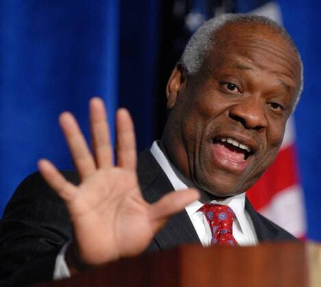 Richter Clarence Thomas (USA Oberster Gerichtshof) anlässlich einer Buchbesprechung zu seiner Autobiografie - My Grandfathers Son - in Washington D.C.  (WAP2007111527)