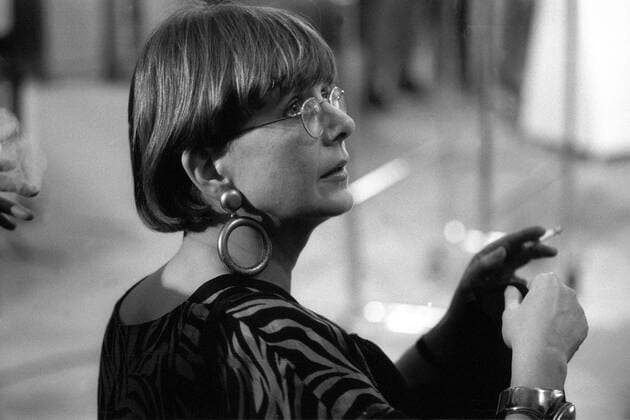 Marianne Birthler (GDR Fraktionssprecherin Bündnis 90 Grüne) anlässlich der DDR Volkskammerwahl 1990 in Berlin Ost