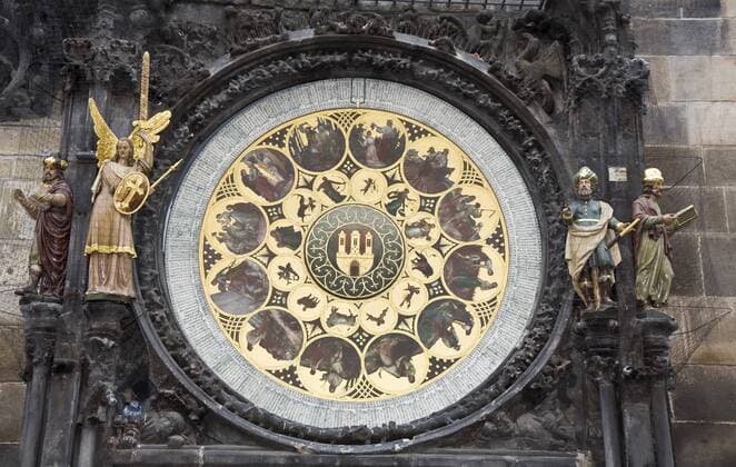 Astronomische Uhr am Alten Rathaus in Prag (iblfgu00564207)