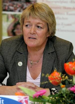 Birgit Collin-Langen (Deutschland CDU Oberbürgermeisterin Bingen) anlässlich einer Pressekonferenz zur Landesgartenschau 2008 in Bingen