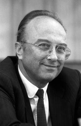 Bundesverteidigungsminister Rupert Scholz (CDU Deutschland) in Bonn