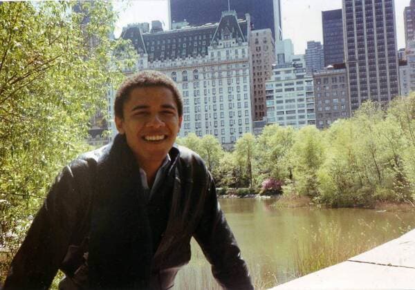 Barack Hussein Obama während seiner Studentenzeit in New York -  WAX20080220712