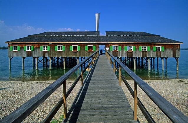 Alte Badeanstalt - Mili - am Bodensee in Bregenz - Österreich