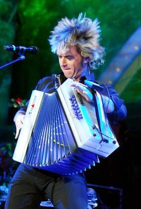Fernsehmoderator Florian Silbereisen während der ARD Fernsehshow - Frühlingsfest der Volksmusik - in Suhl