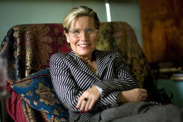 Literaturwissenschaftlerin Silvia Bovenschen in ihrer Wohnung in Berlin