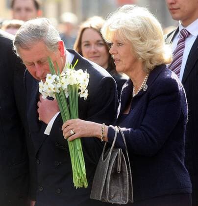 Prinz Charles von Wales und Camilla Parker Bowles (Herzogin von Cornwell) anlässlich eines Besuches zur Eröffnung eines jüdischen Gesellschaftszentrums in Krakau -  (ENHRHCRACOW005)
