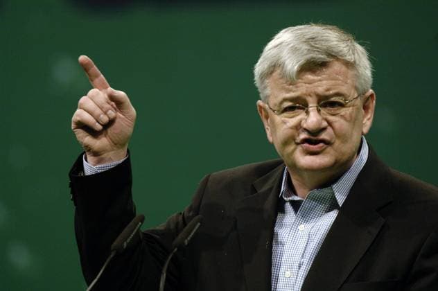Joschka Fischer (Deutschland Bündnis90 Die Grünen) anlässlich der Bundesdelegiertenkonferenz von Bündnis90 Die Grünen in Berlin