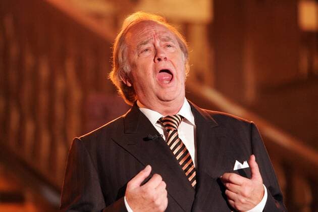 Tenor Rene Kollo anlässlich der Generalprobe zum Musikantenstadl in Dornbirn