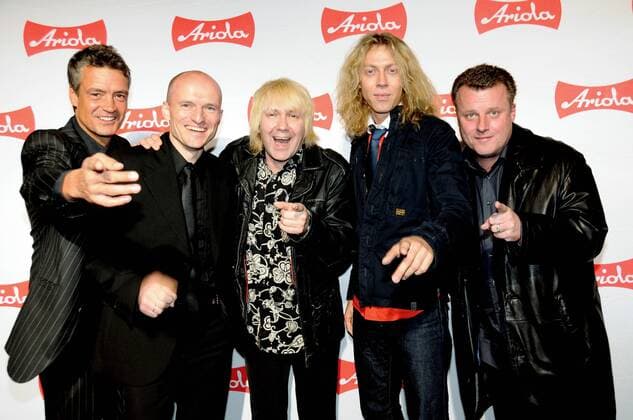 Die Prinzen - v.l.n.r.: Jens Sembdner, Wolfgang Lenk, Tobias Künzel, Ali Zieme und Henry Schmidt - anlässlich des Jubiläums - 50 Jahre Ariola - in München