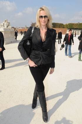 Model Estelle Lefebure anlässlich der Christian Dior Modenschau auf der Fashion Week Spring Summer 2009 in Paris 