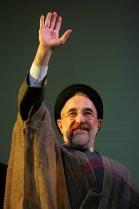 Mohammad Khatami (Iran) anlässlich einer Veranstaltung in Yazd  (IRN20081015105)