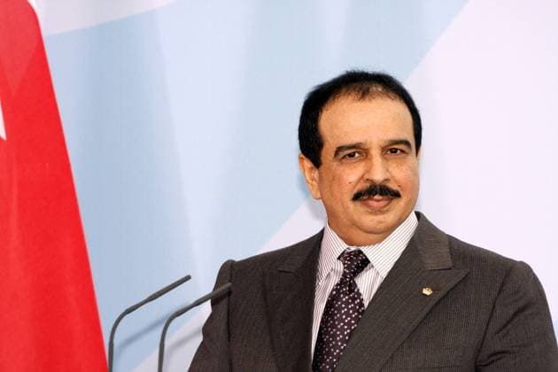 König Hamad bin Isa Al Khalifa (Bahrain) während eines Treffens in Berlin
