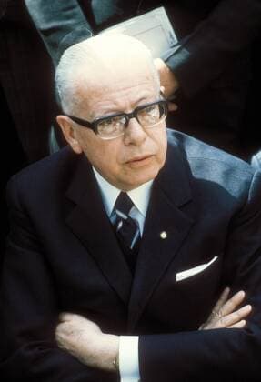 Bundespräsident Gustav Heinemann (Deutschland SPD)