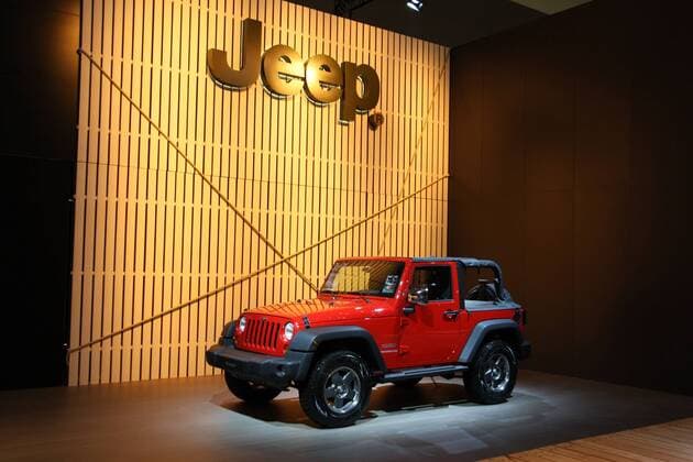 Präsentation des Jeep Wrangler Sport während der 87. European Motor Show Brussels in Brüssel