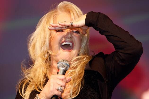 Sängerin Bonnie Tyler während eines Auftritts auf der Weisswurstparty in Going - 