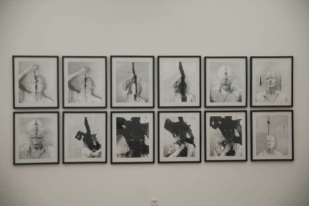 Bilder einer Ausstellung von Günter Brus im MdM Rupertinum Salzburg