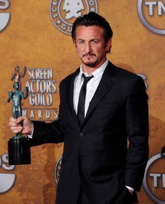 Schauspieler Sean Penn als Preisträger anlässlich der 15th Screen Actors Guild Awards in Los Angeles -  (LAP2009012506)