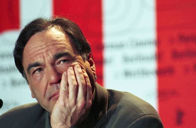 Regisseur Oliver Stone während eines Pressetermins zum Dokumentarfilm - Commandante - anlässlich der 53. Internationalen Filmfestspiele in Berlin