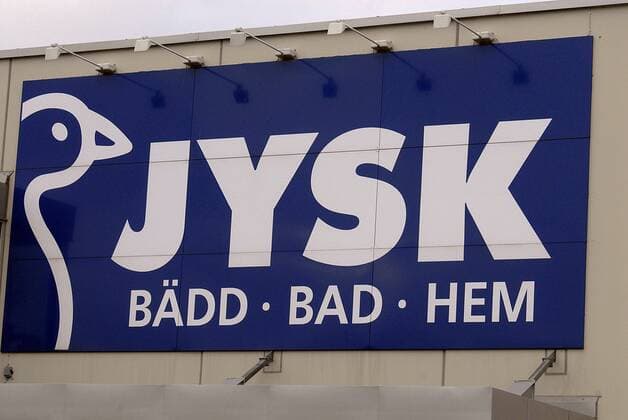 Jysk-Filiale in Malmö - Schweden 