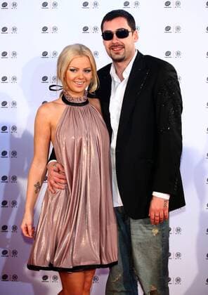 Sängerin Doreen Steinert und Rapper Sido anlässlich der RTL II-Fernsehshow - The Dome 49 - in Hannover