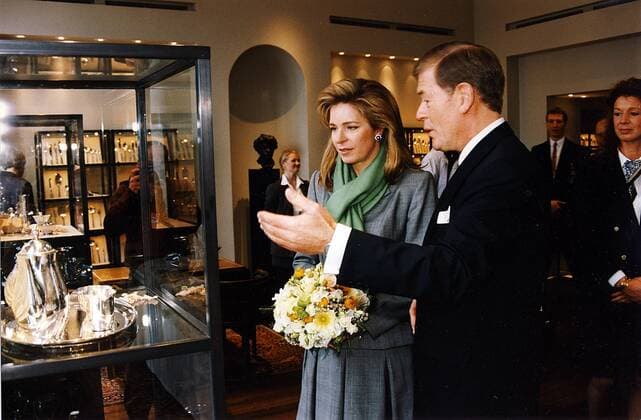 Königin Noor al-Hussein von Jordanien anlässlich ihres Besuches in Kopenhagen Dänemark - 