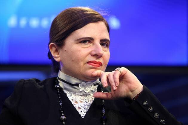 Sibylle Lewitscharoff (Belletristik-Preisträgerin für Apostoloff) anlässlich der Leipziger Buchmesse