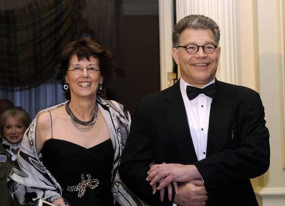 Komiker Al Franken und Ehefrau Franni anlässlich des USO Annual Awards Dinner in Arlington -  (WAP200903257013)