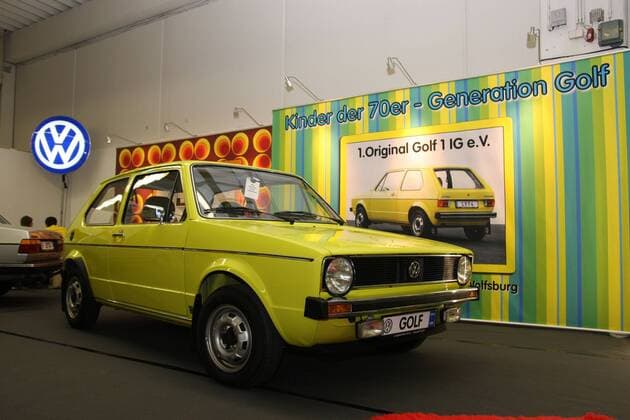 VW Golf 1 während der Techno Classica in Essen