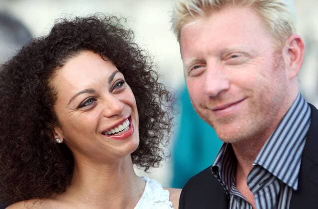 Boris Becker und seine Freundin Lilly Kerssenberg während der - Amber Fashion Show - am Rande des Formel 1 Grand Prix von Monaco in Monte Carlo - 