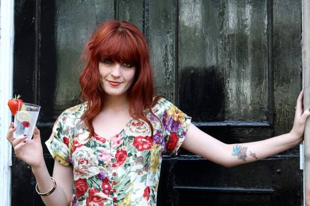 Sängerin Florence Welch (Florence and the Machine) in Salford (Manchester)  (GRAY28650)
