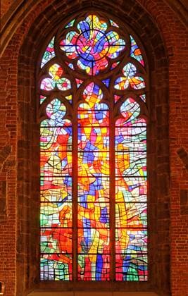  Glasfenster vom Maler Alfred Manessier, Kirche Unser Lieben Frauen, Bremen, Deutschland iblpsh01116219