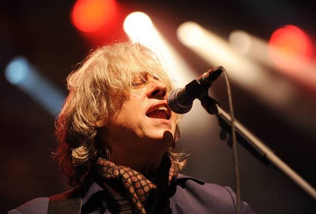 Sänger Bob Geldof während eines Konzerts in Kattowitz -  (EN00244207001)